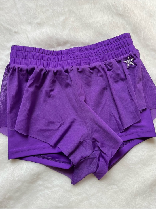 Rebel Athletic Other - REBEL ATHLETIC Girls' Purple Active Skort with Star Accent